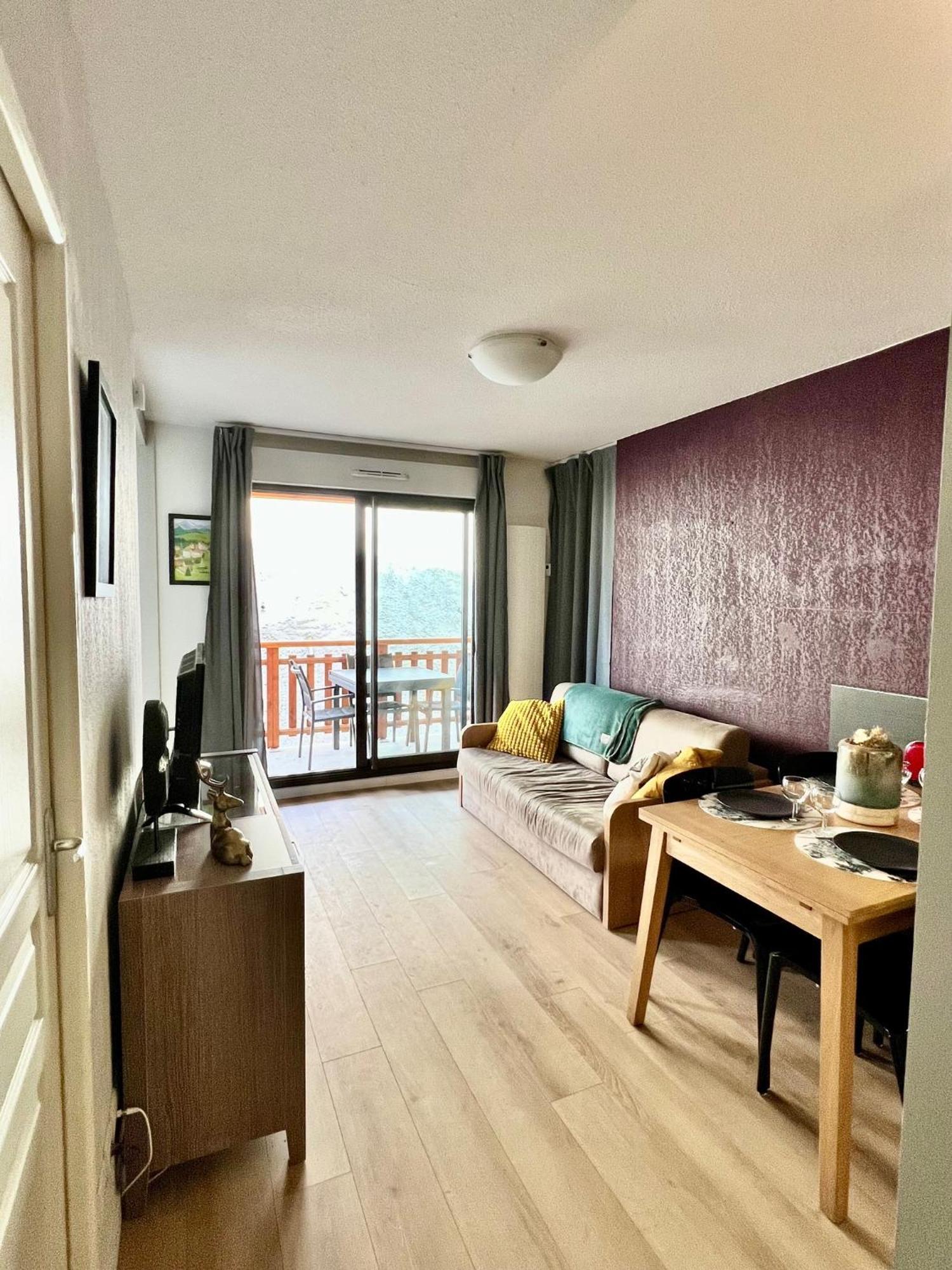 Appartement Familial Avec Parking Centre Valberg Péone Eksteriør billede